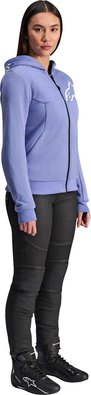 Alpinestars Stella Chrome v2 Sport Hoodie - Blue Violet/White