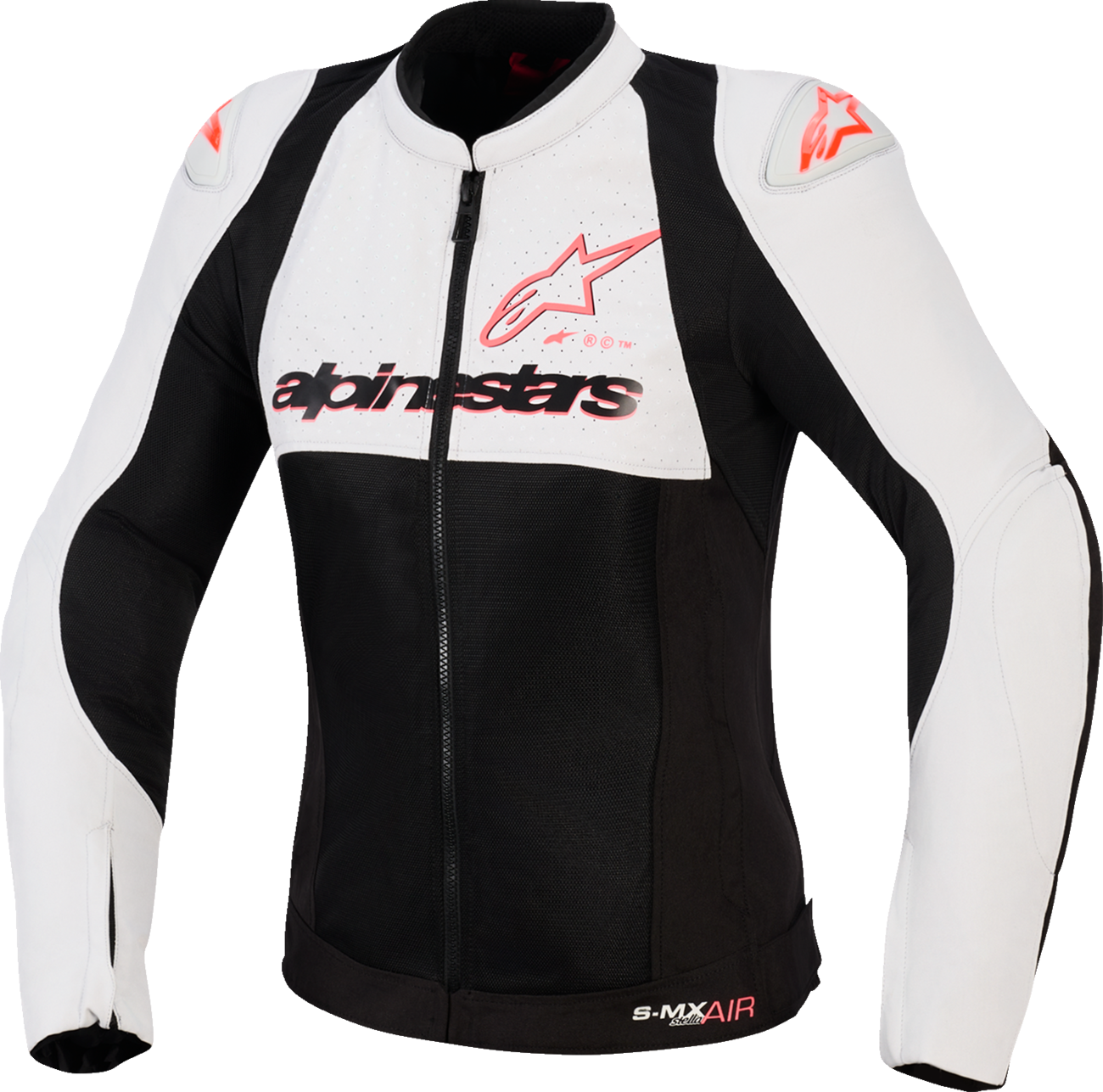 Alpinestars Stella SMX Air Jacket - Ice Gray/Black/Coral Fluo