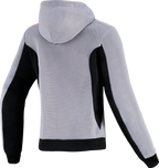 ALPINESTARS Stella Chrome Super Airflow Hoodie - Mid Gray/Black/Pink - XS