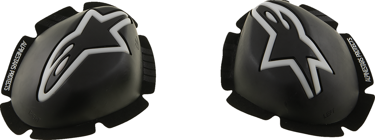 ALPINESTARS GP Tech Knee Sliders - White/Black