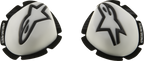 ALPINESTARS GP Tech Knee Sliders - White/Black