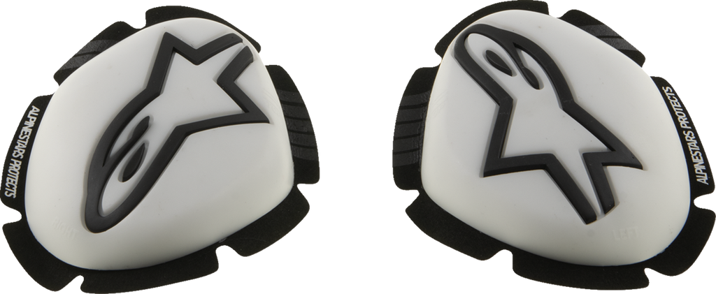 ALPINESTARS GP Plus Knee Sliders - White/Black