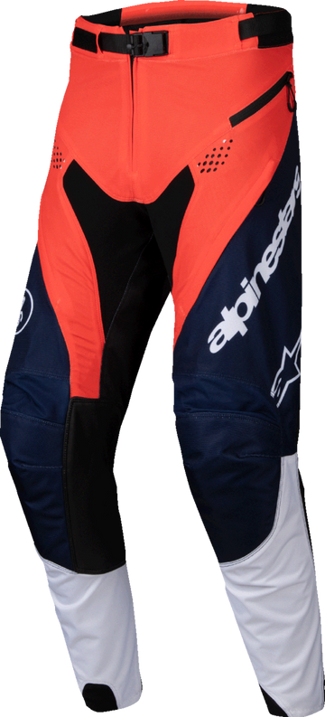 ALPINESTARS Pro-Dura Pants - Navy/Hot Orange/White - US 28