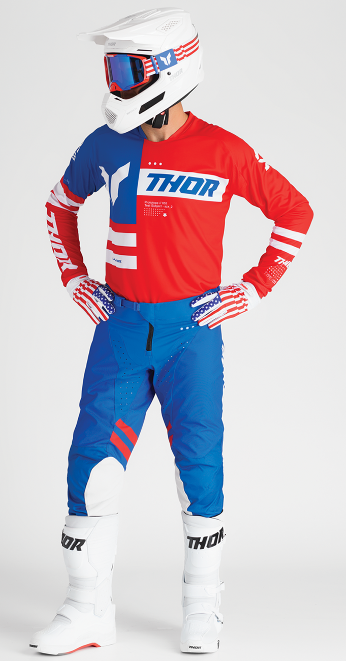 Thor Launchmode Patriot Pants - Red/White/Blue
