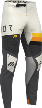 Thor Sportmode League Pants - Charcoal/Vintage White