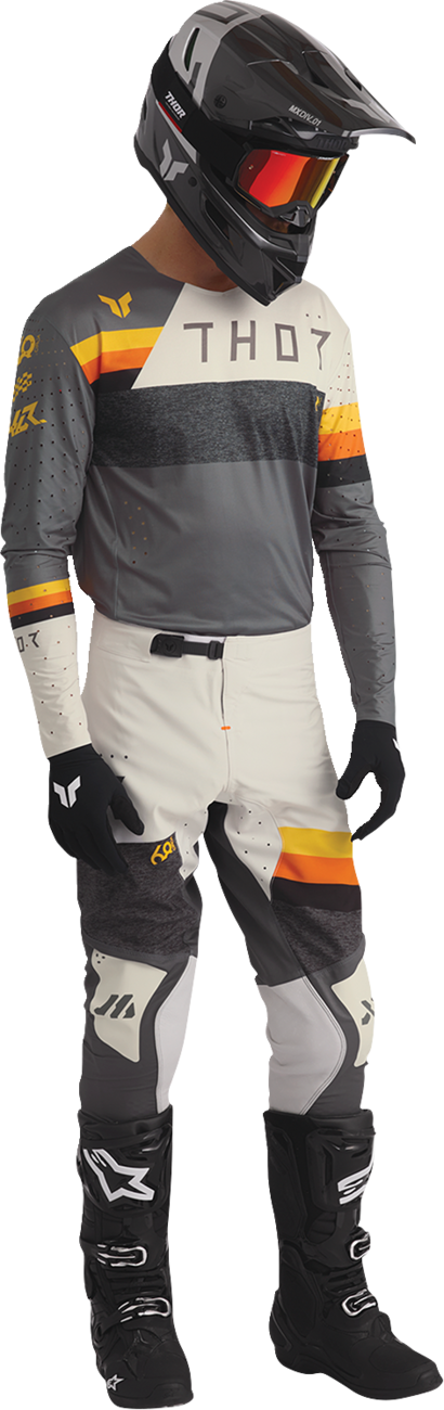 Thor Sportmode League Pants - Charcoal/Vintage White
