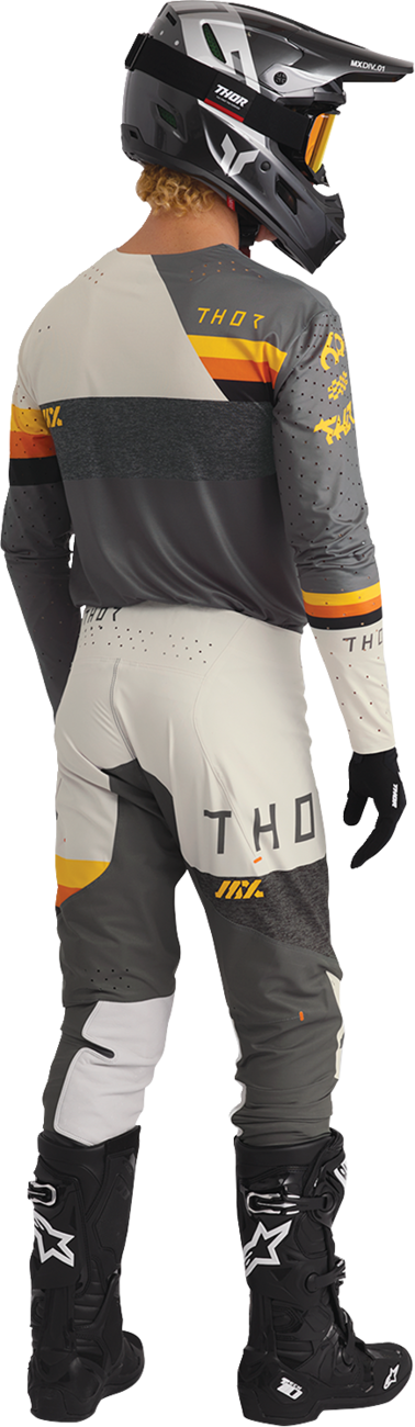 Thor Sportmode League Pants - Charcoal/Vintage White