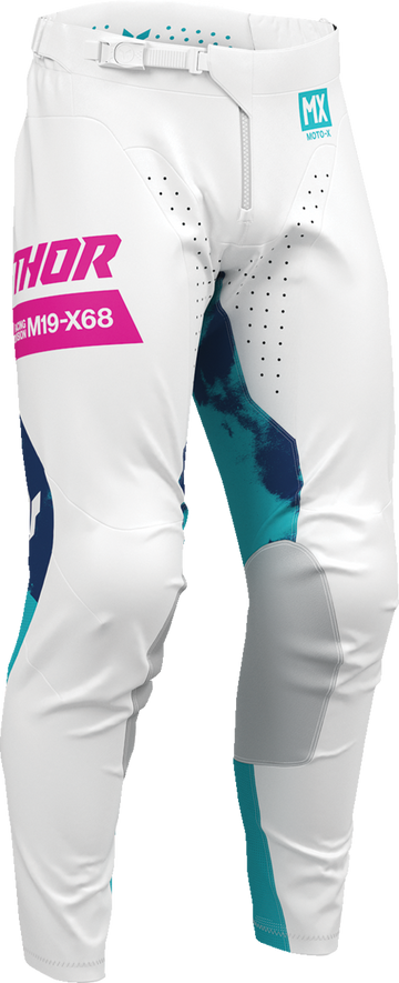 Thor Launchmode Bleach White/aqua Pants