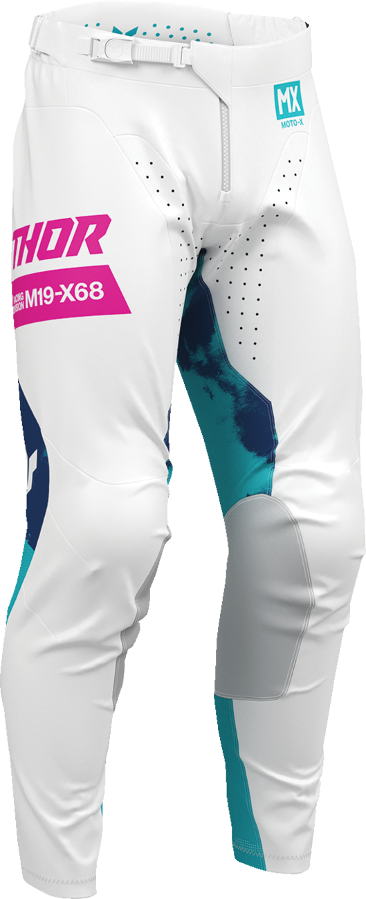 Thor Launchmode Bleach White/aqua Pants