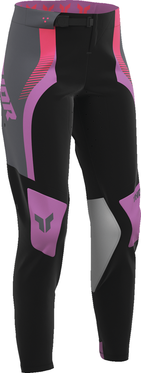 Thor Womens Sportmode Velocity Black/orchid 1/2 Pants