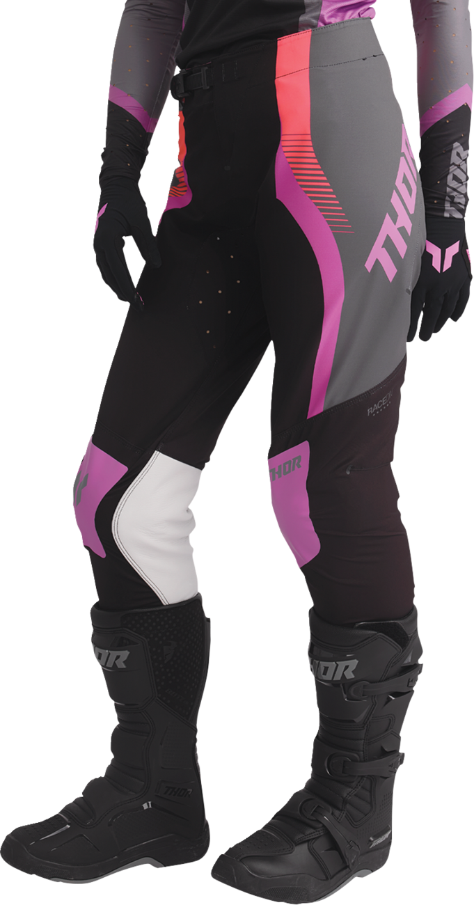 Thor Womens Sportmode Velocity Black/orchid 1/2 Pants