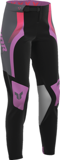 Thor Womens Sportmode Velocity Black/orchid 7/8 Pants