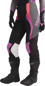 Thor Womens Sportmode Velocity Black/orchid 7/8 Pants
