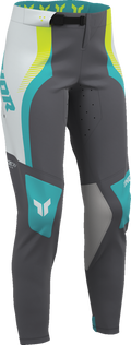 Thor Womens Sportmode Velocity Gray/aqua 00/0 Pants