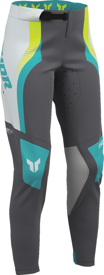 Thor Womens Sportmode Velocity Gray/aqua 00/0 Pants