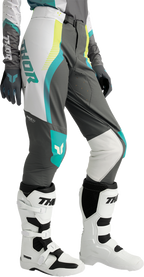Thor Womens Sportmode Velocity Gray/aqua 9/10 Pants