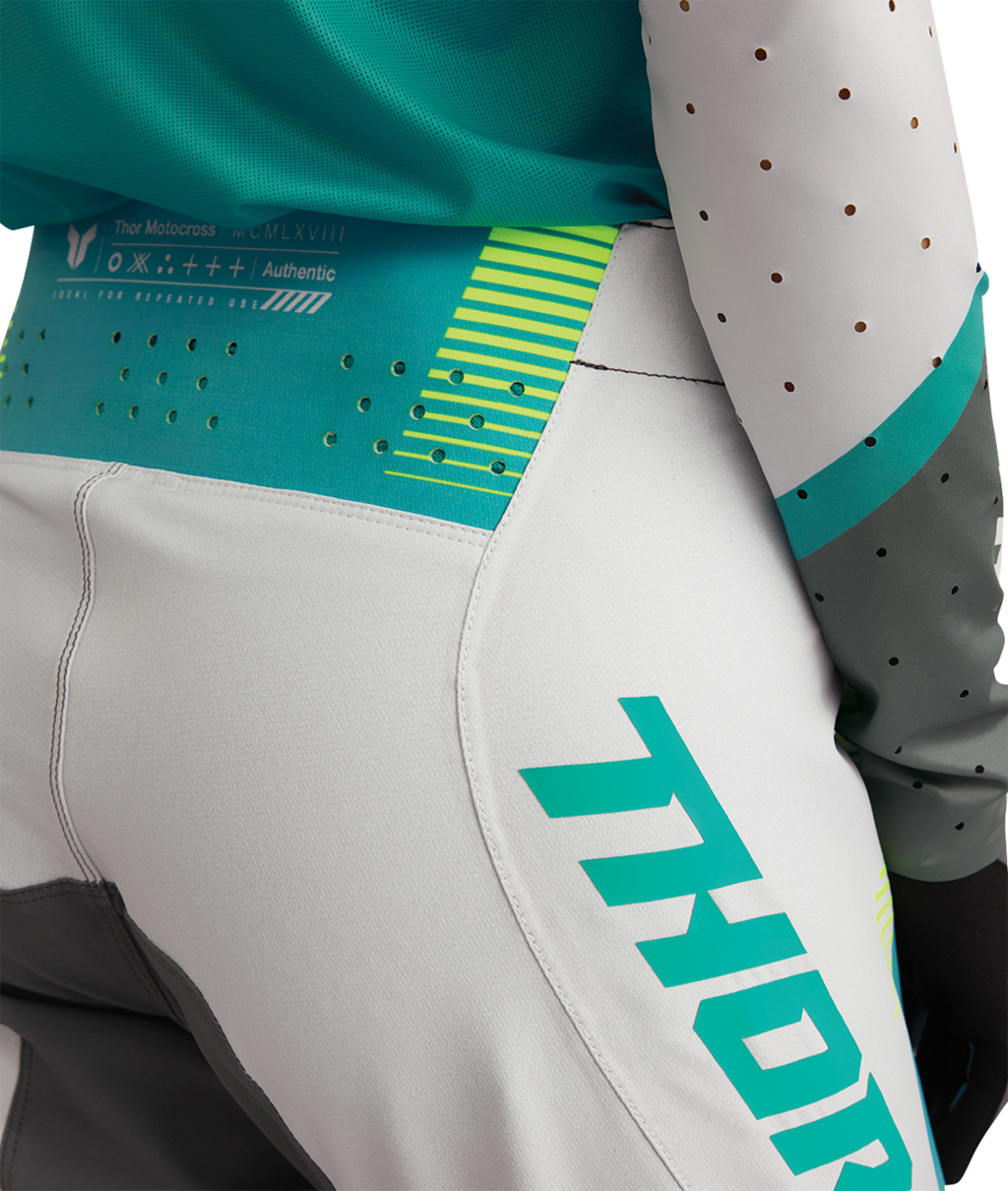 Thor Womens Sportmode Velocity Gray/aqua 11/12 Pants