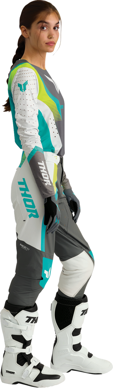 Thor Womens Sportmode Velocity Gray/aqua 11/12 Pants