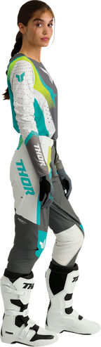 Thor Womens Sportmode Velocity Gray/aqua 11/12 Pants