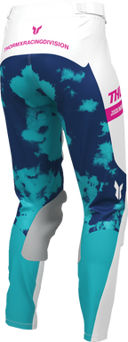 Thor Womens Launchmode Bleach White/aqua 3/4 Pants