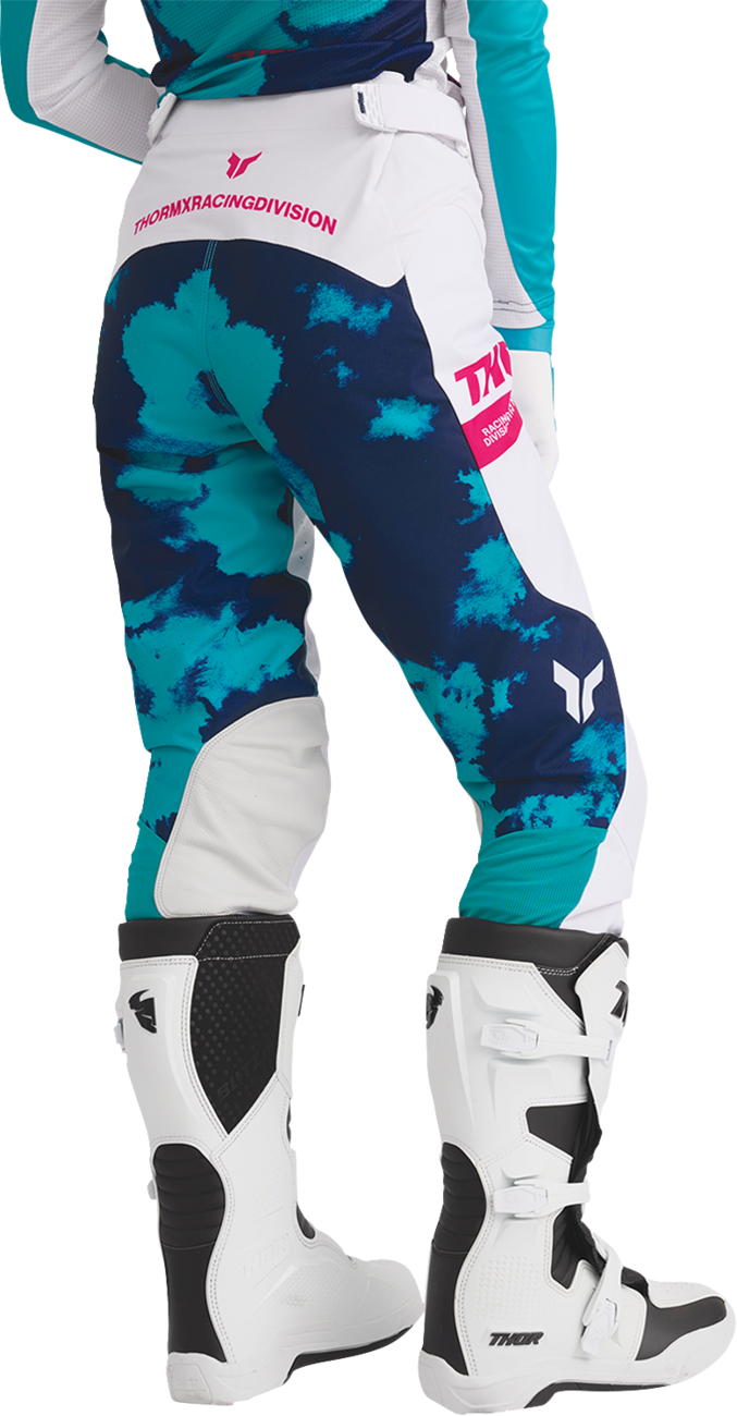 Thor Womens Launchmode Bleach White/aqua 5/6 Pants