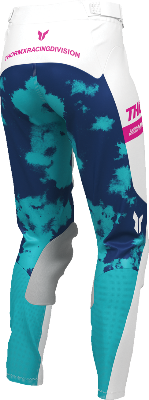 Thor Womens Launchmode Bleach White/aqua 7/8 Pants