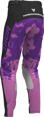 Thor Womens Launchmode Bleach Black/orchid 7/8 Pants