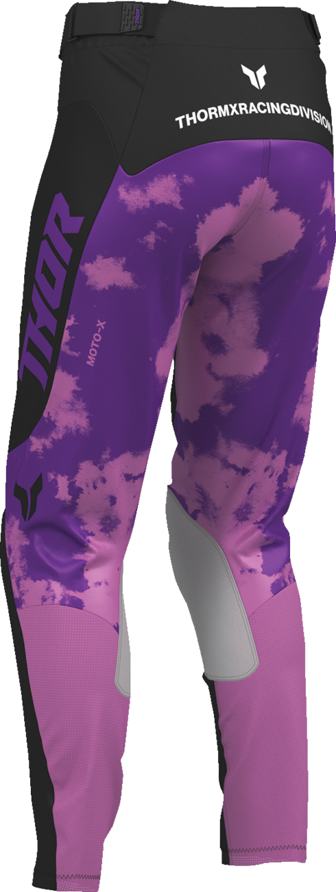 Thor Womens Launchmode Bleach Black/orchid 9/10 Pants