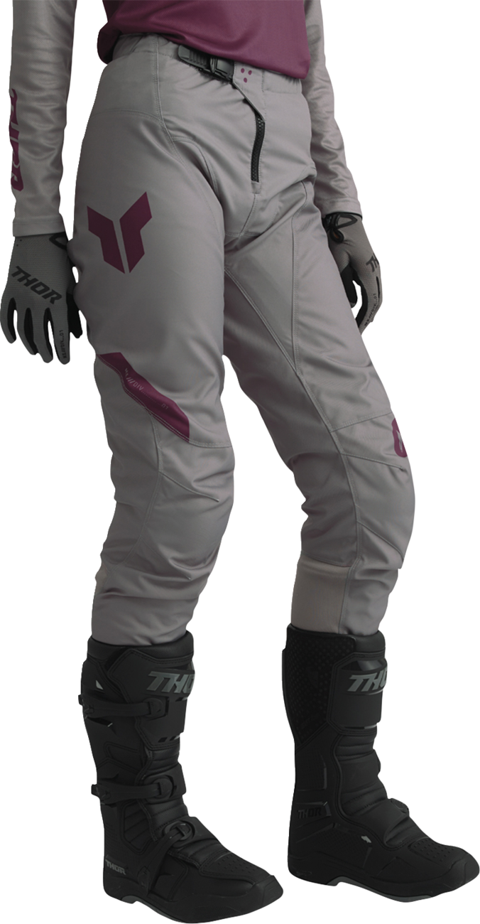 Thor Womens Ridemode Menace Purple/gray 00/0 Pants