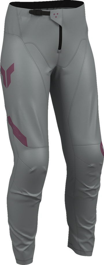 Thor Womens Ridemode Menace Purple/gray 3/4 Pants