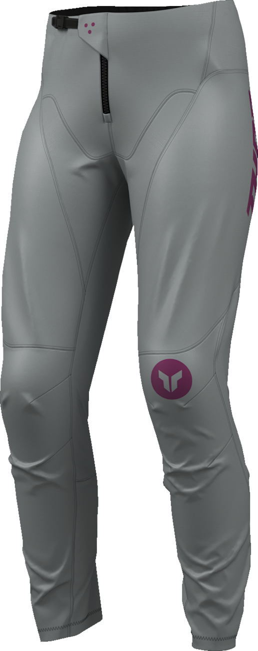 Thor Womens Ridemode Menace Purple/gray 3/4 Pants