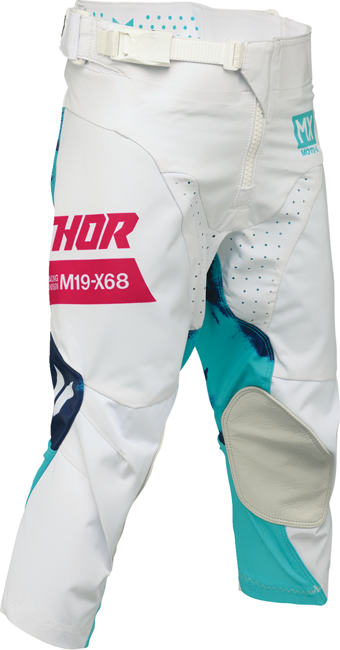 Thor Youth Launchmode Bleach White/aqua Pants
