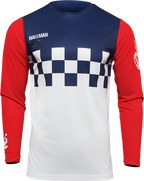 Thor Jrsy Differ Cheq - White/Red/Black