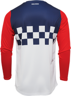 Thor Jrsy Differ Cheq - White/Red/Black