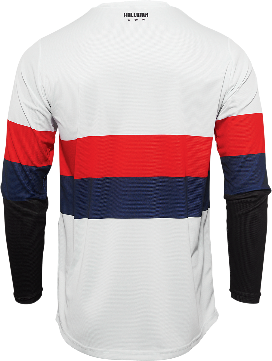 Thor Jrsy Differ Drft - White/Red/Navy