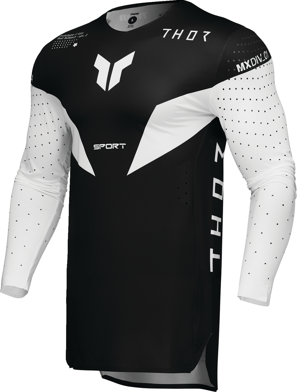 Thor Sportmode Strike Jersey - Black