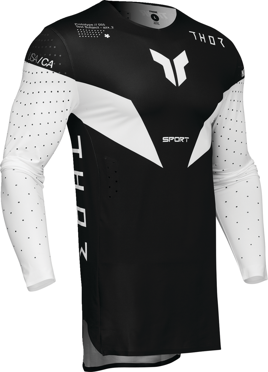 Thor Sportmode Strike Jersey - Black