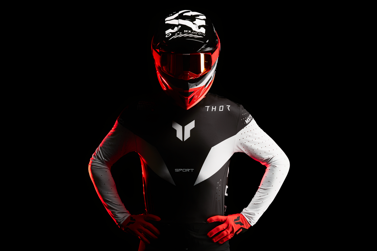 Thor Sportmode Strike Jersey - Black