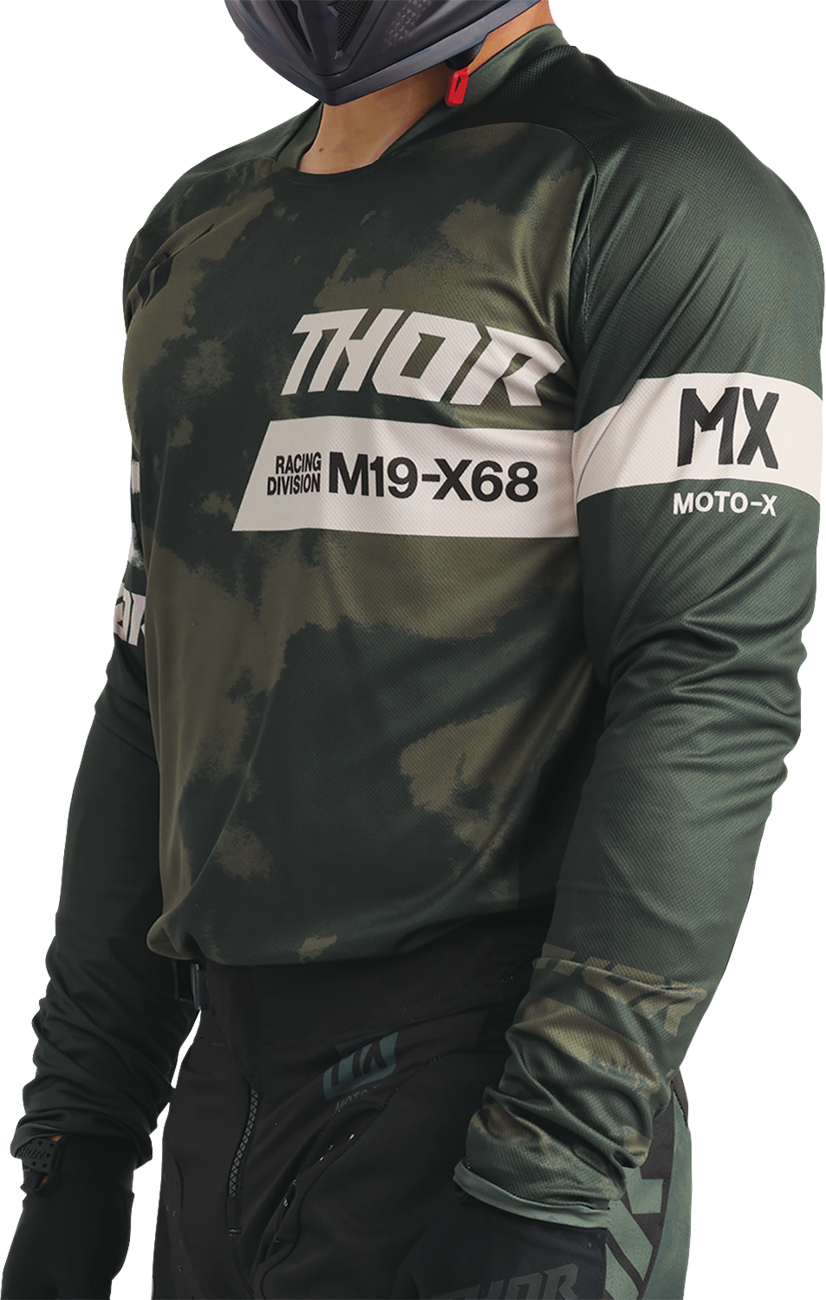 Thor Launchmode Bleach Blk/camo Jersey