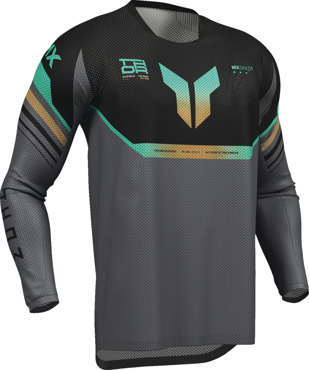 Thor Launchmode-vent Raptor Blk/ch Jersey