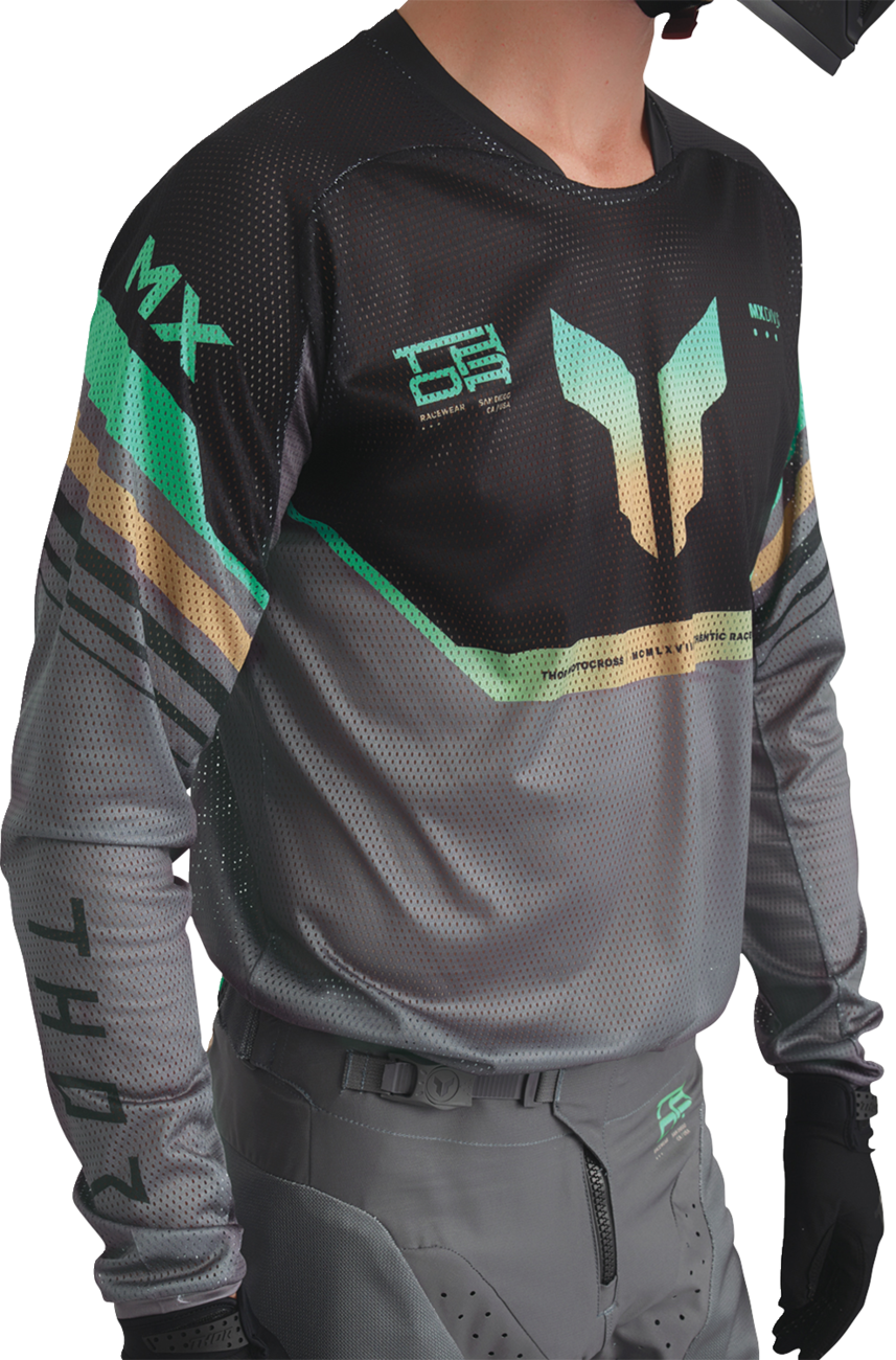 Thor Launchmode-vent Raptor Blk/ch Jersey
