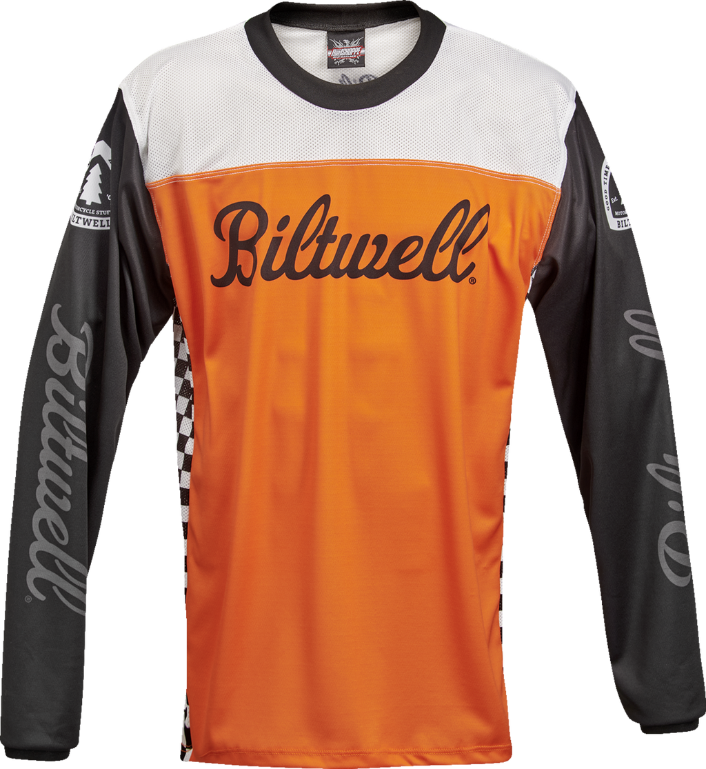 Biltwell Good Times Jersey - Orange/Black