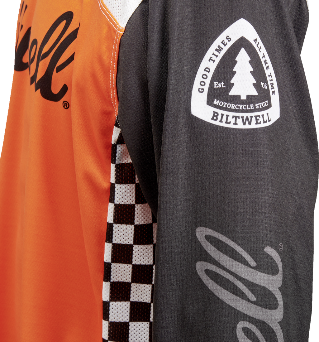 Biltwell Good Times Jersey - Orange/Black