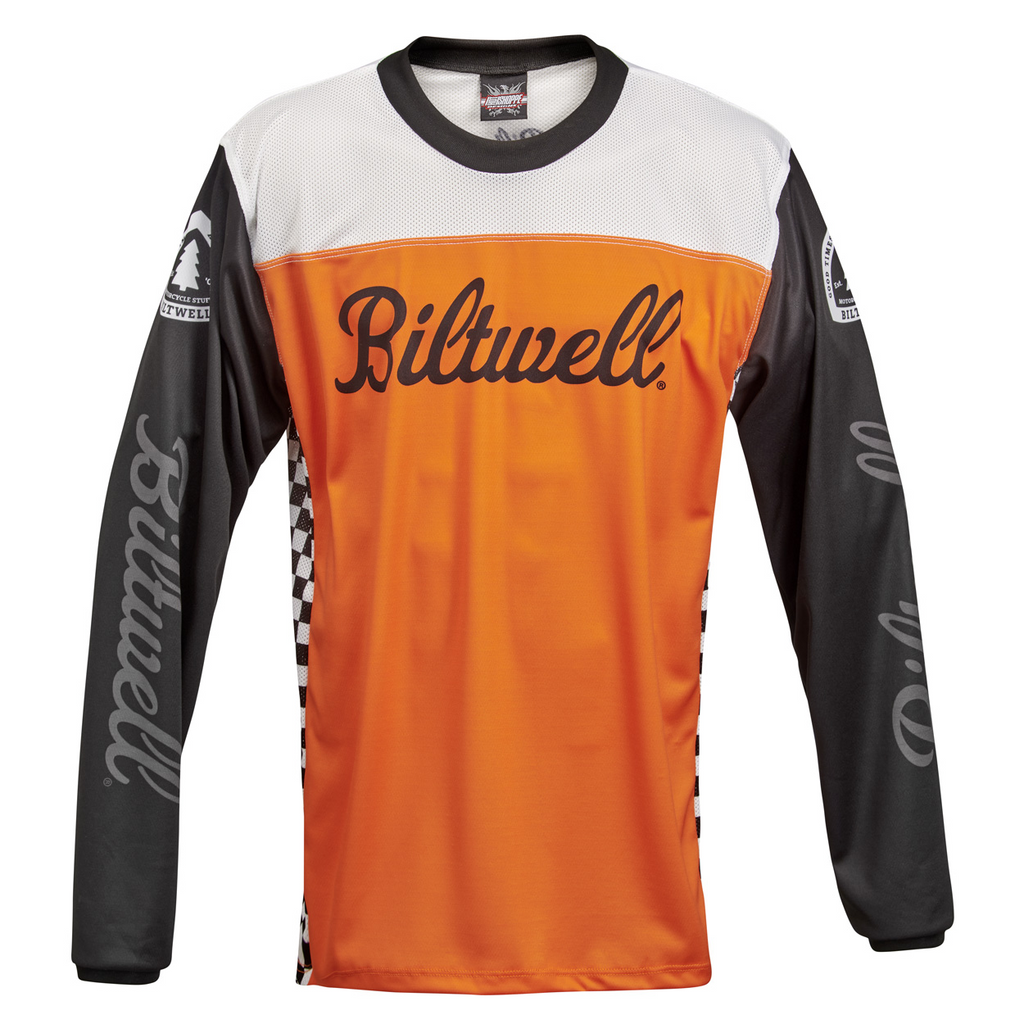 Biltwell Good Times Jersey - Orange/Black