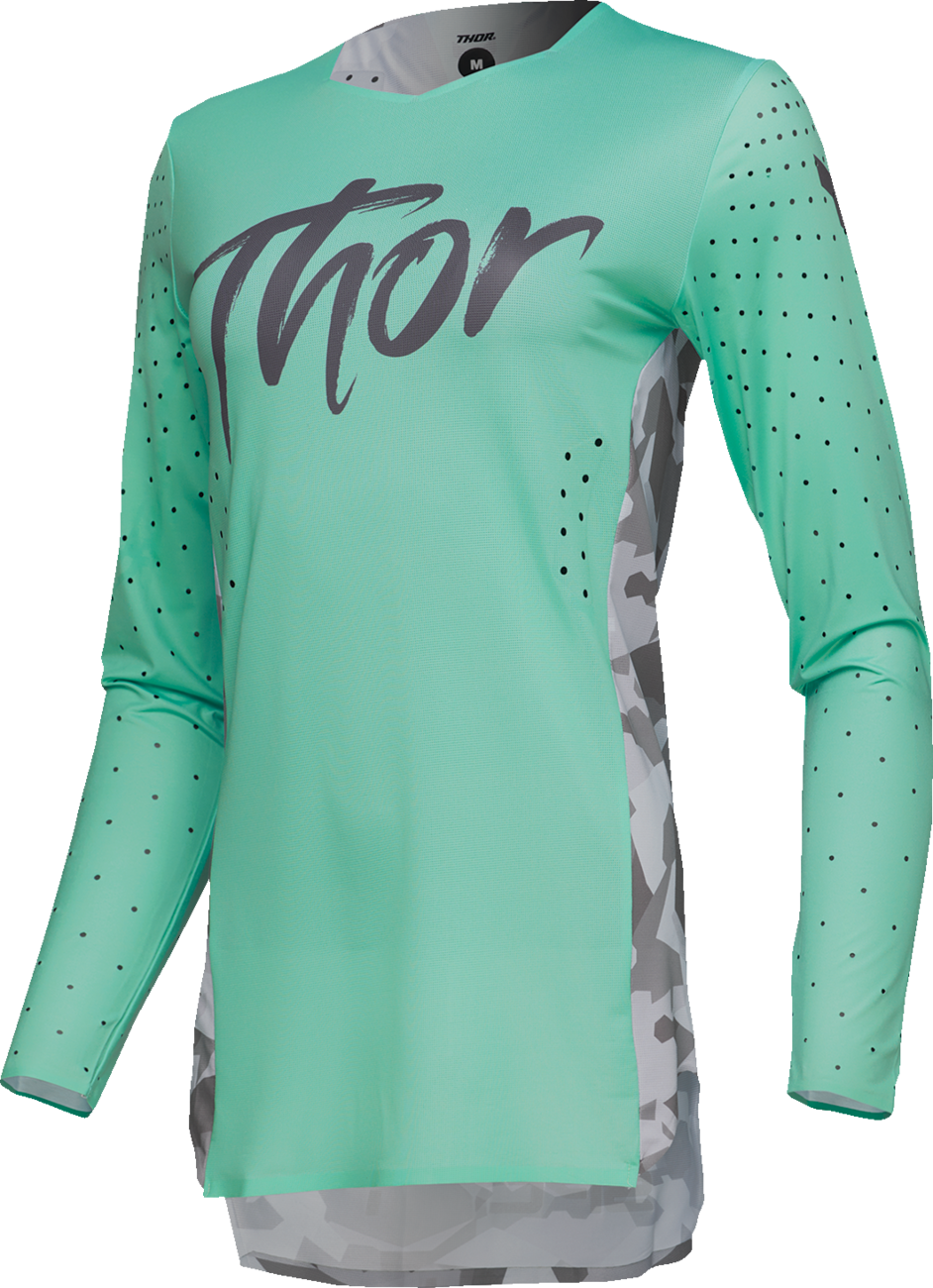 Thor Women's Sportmode Shadow Jersey - Teal