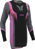 Thor Wmn Sportmode Velocity Blk/orc Jersey