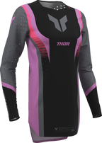 Thor Wmn Sportmode Velocity Blk/orc Jersey