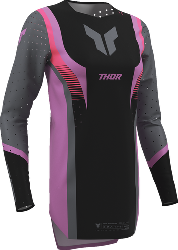 Thor Wmn Sportmode Velocity Blk/orc Jersey