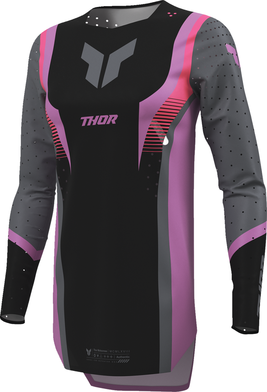 Thor Wmn Sportmode Velocity Blk/orc Jersey