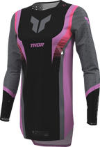 Thor Wmn Sportmode Velocity Blk/orc Jersey